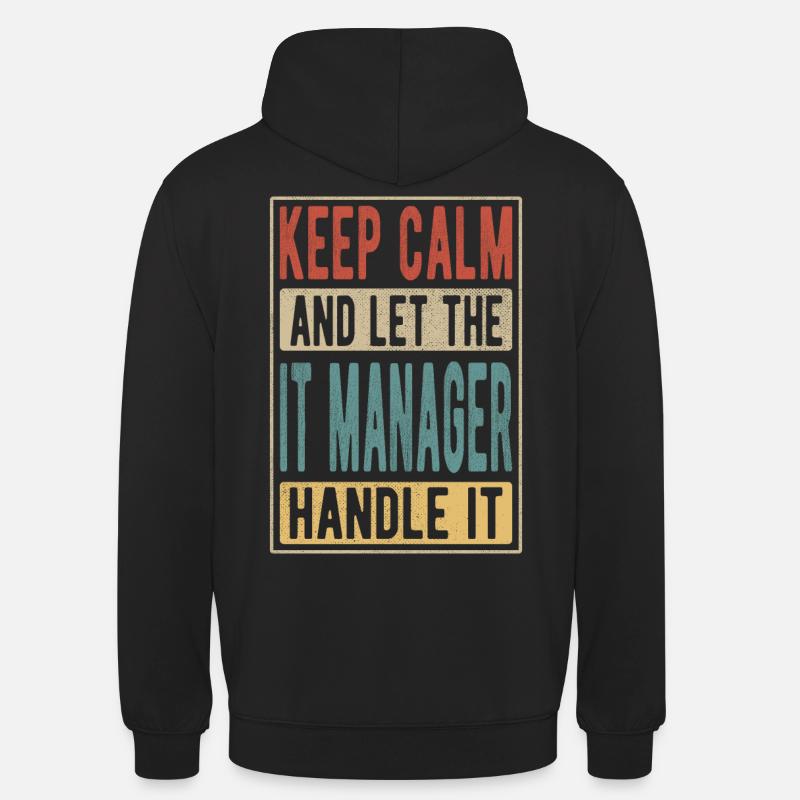 IT-Manager Retro-Geschenk - Unisex Hoodie - Schwarz