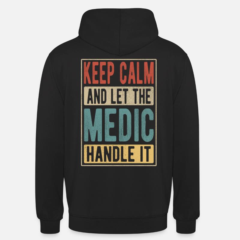 Medic Retro Geschenk - Unisex Hoodie - Schwarz