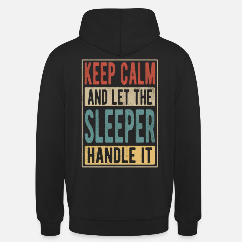 Sleeper Retro Geschenk - Unisex Hoodie - Schwarz