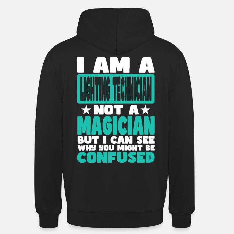 Lichttechniker - Unisex Hoodie - Schwarz