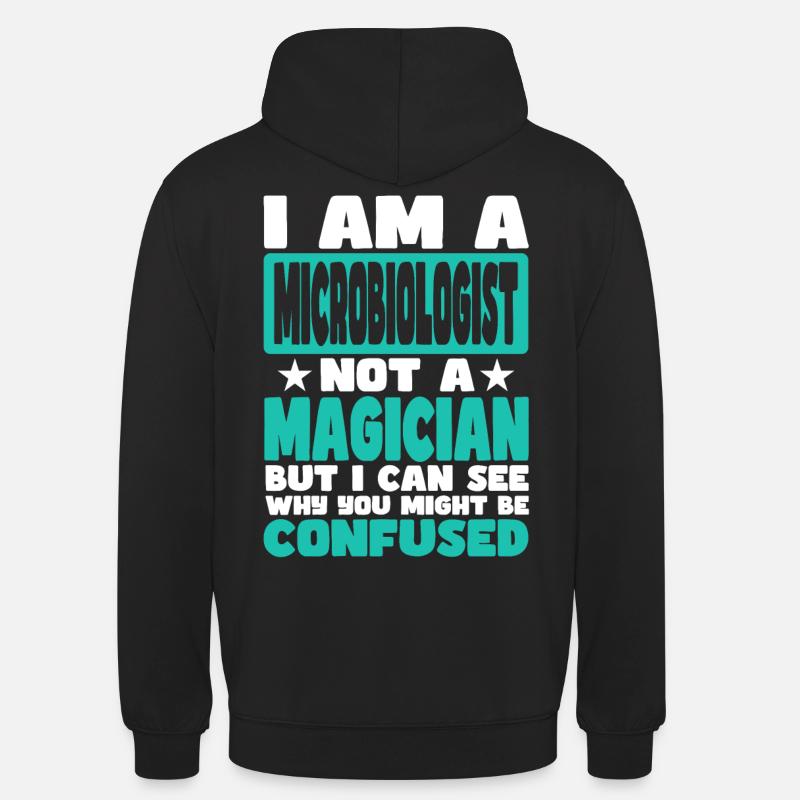 Microbiologiste - Sweat-shirt à capuche unisexe - noir