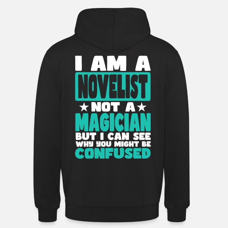 Romancier - Sweat-shirt à capuche unisexe - noir