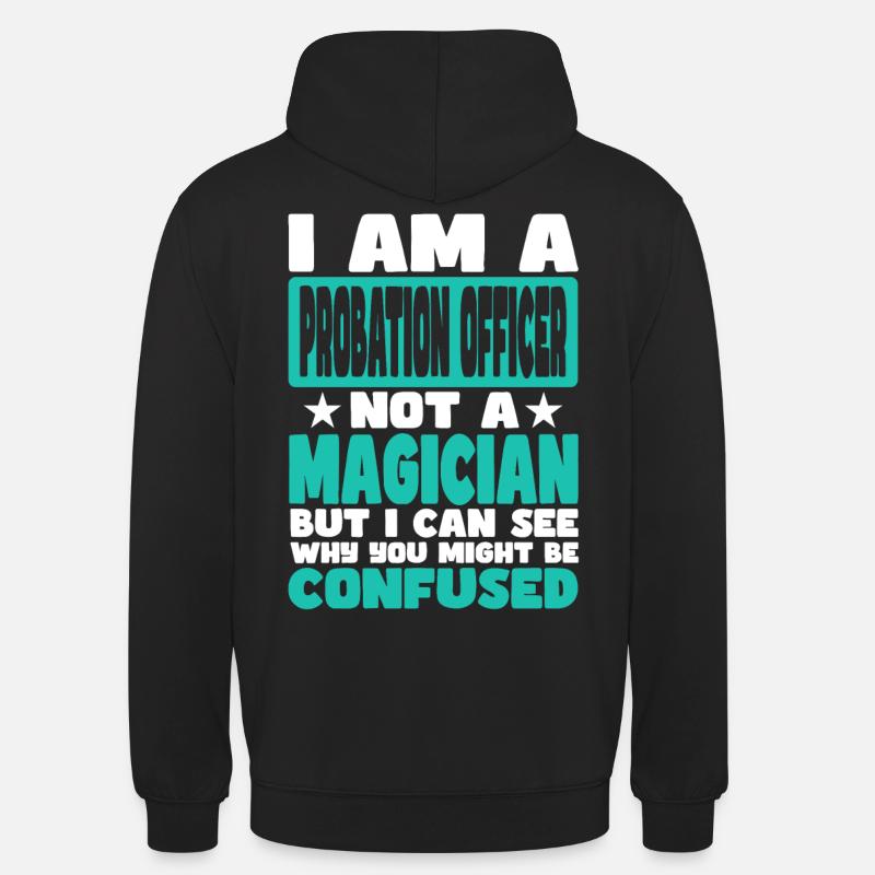 Probation - Sweat-shirt à capuche unisexe - noir