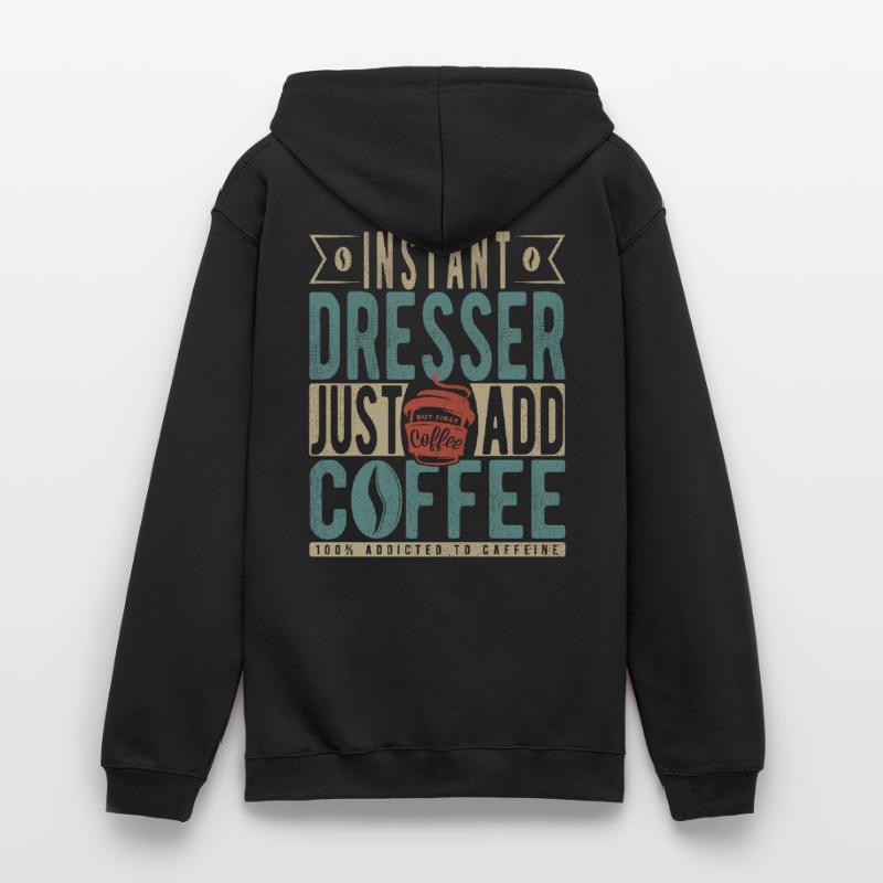 Commode instantanée Il suffit d’ajouter du café Sweat-shirt à capuche unisexe