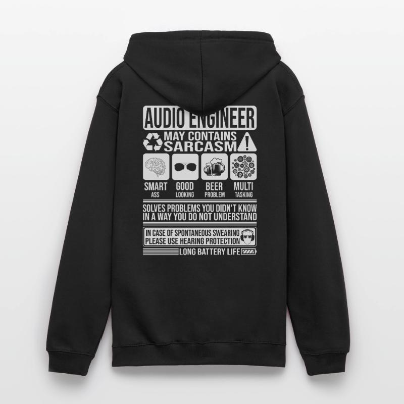 Audio Engineer Sarcasm funny Gift Audio Engineer Unisex Hoodie