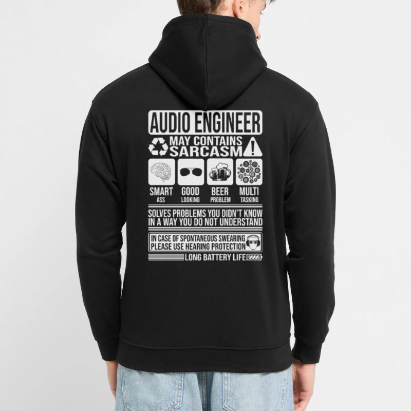 Audio Engineer Sarcasm funny Gift Audio Engineer Unisex Hoodie