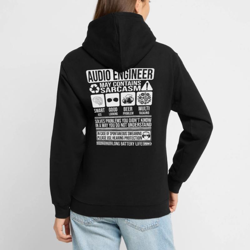 Audio Engineer Sarcasm funny Gift Audio Engineer Unisex Hoodie