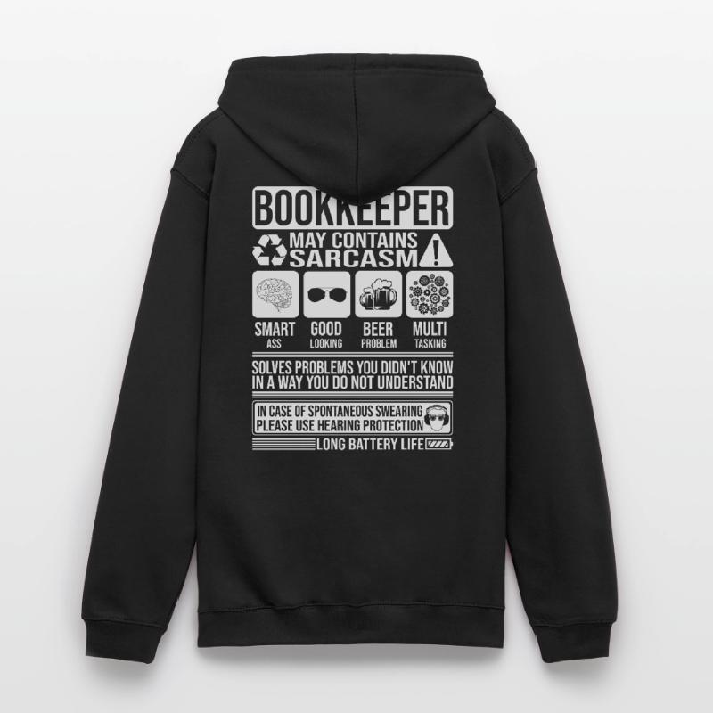 Comptable Sarcasme drôle Cadeau Comptable Sweat-shirt à capuche unisexe