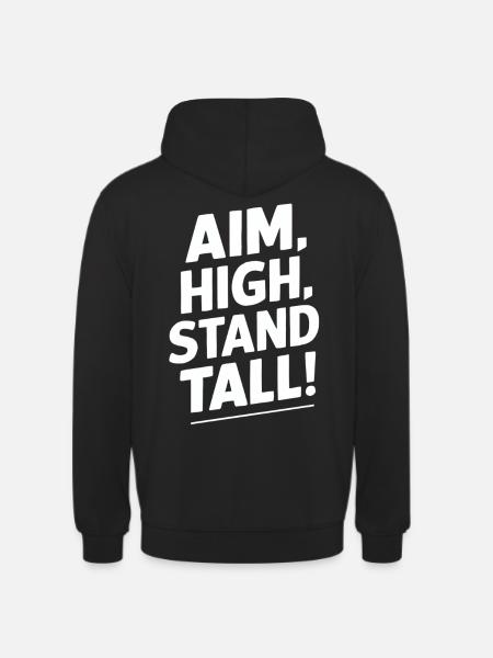 Goals High Are Firm Motivation - Unisex Hoodie - black