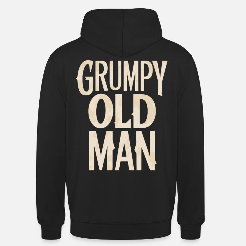 Grumpy Old Man Unverwechselbarer Stil - Unisex Hoodie - Schwarz