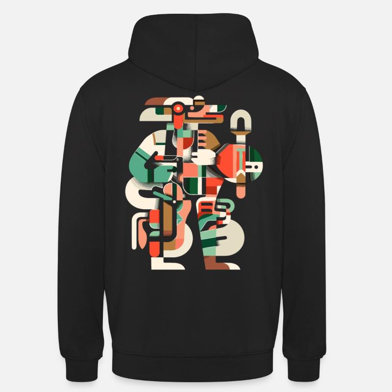 Dieu Maya Mythologie Maya Itzamna - Sweat-shirt à capuche unisexe - noir
