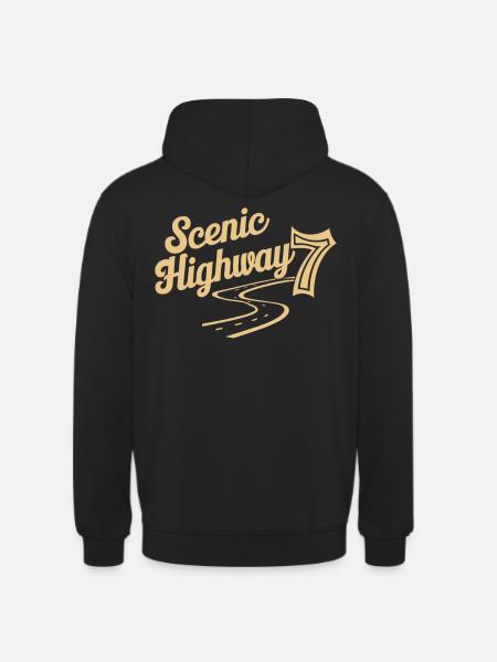 Scenic Highway 7 Adventure - Unisex Hoodie - black