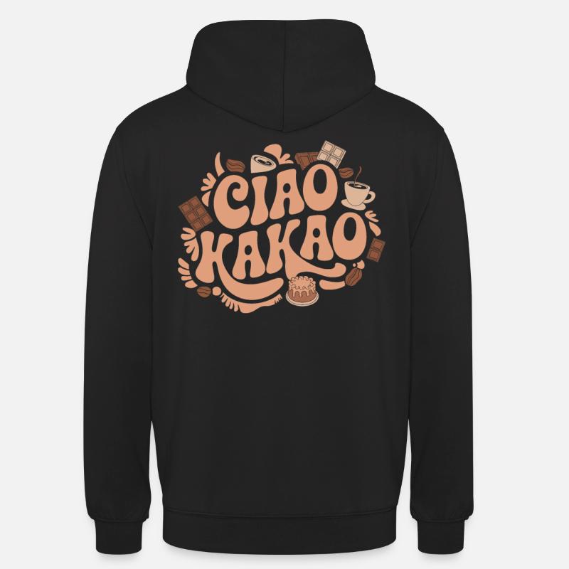 Ciao Cacao - Sweat-shirt à capuche unisexe - noir