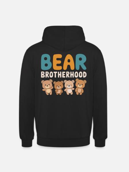 Bears Groups Design Bears Brotherhood - Unisex Hoodie - black