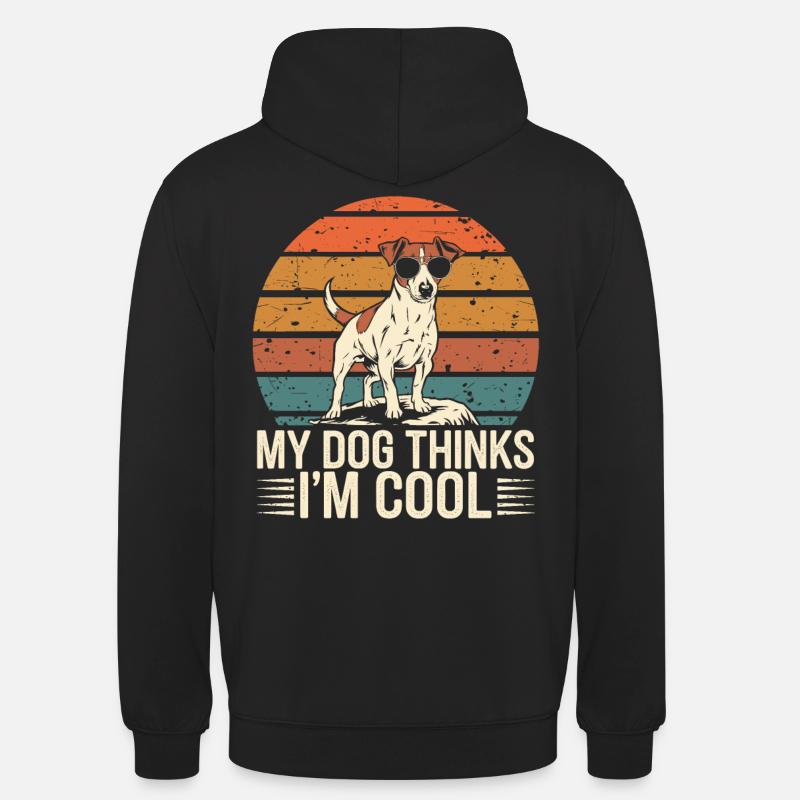 Propriétaire d’un Jack Russell Terrier - Sweat-shirt à capuche unisexe - noir
