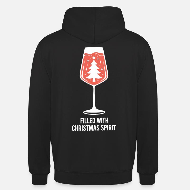 Rempli d’ de Noël - Sweat-shirt à capuche unisexe - noir