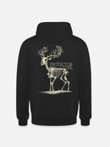 Mellanvärldens skyddsande - Luvtröja unisex - svart