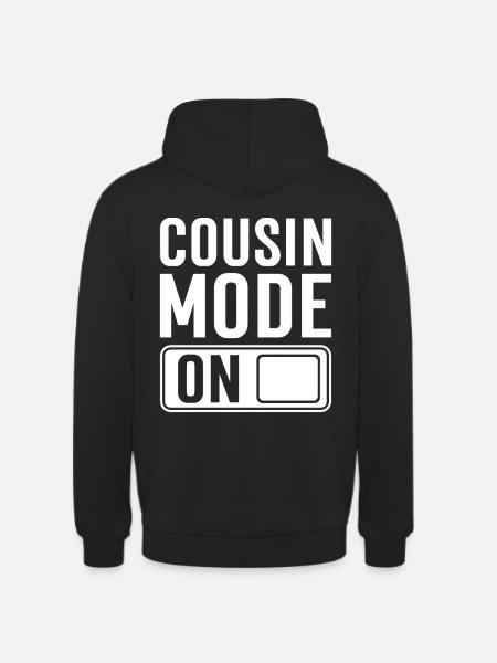 Expectant Cousin Saying - Unisex Hoodie - black