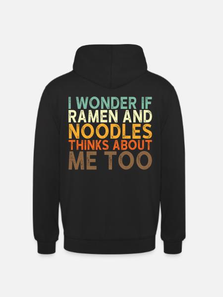 Dicton ramen Noodle - Sweat-shirt à capuche unisexe - noir