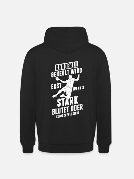 Handball Spruch - Unisex Hoodie - Schwarz