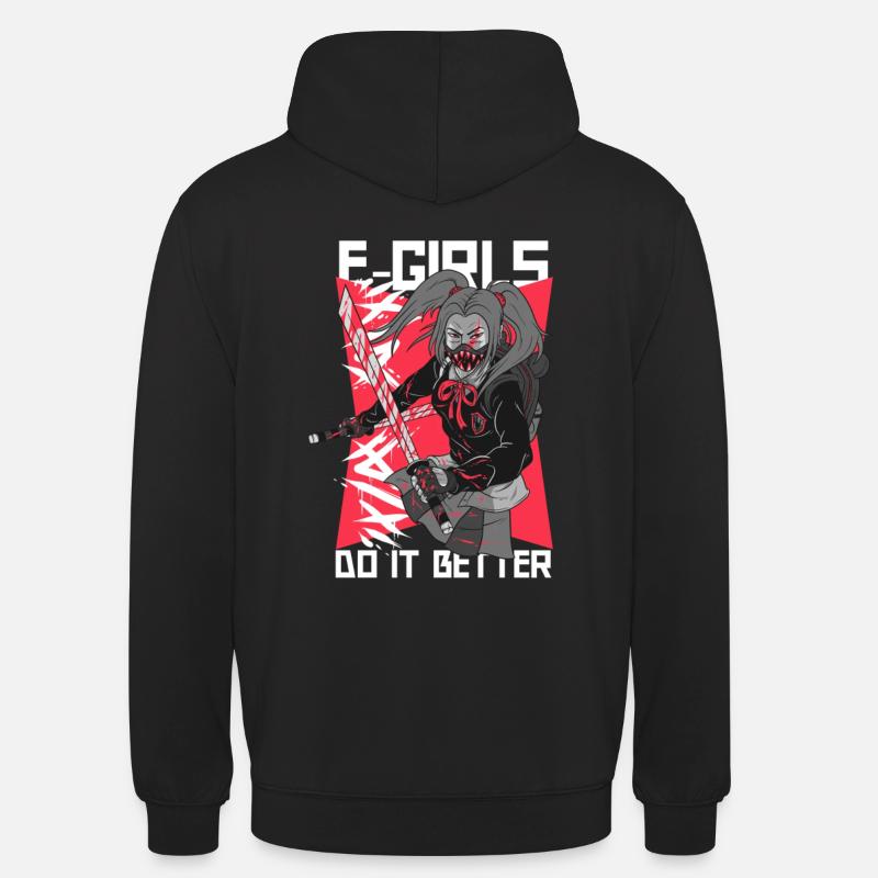 EGirl Spruch - Unisex Hoodie - Schwarz