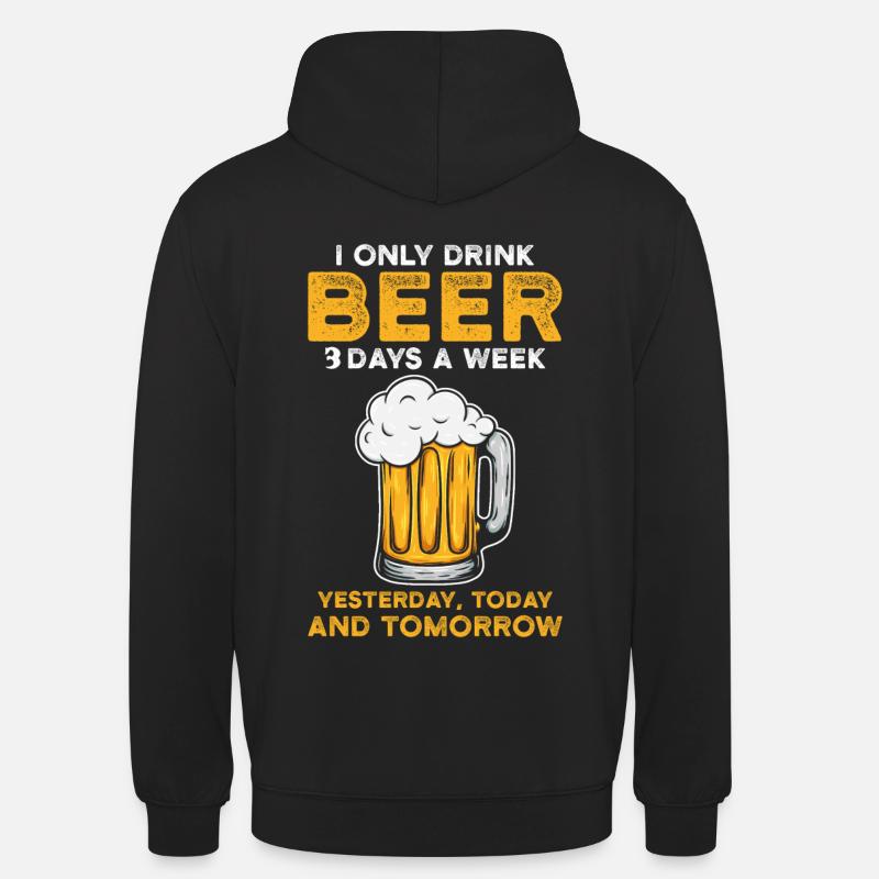 Bier - Unisex Hoodie - Schwarz