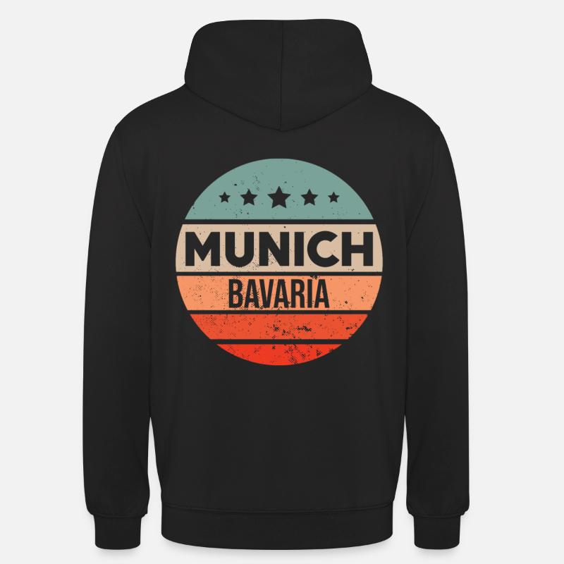 München - Unisex Hoodie - Schwarz
