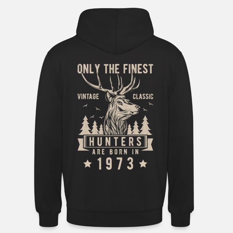 Hunter gift 1973 - Unisex Hoodie - black