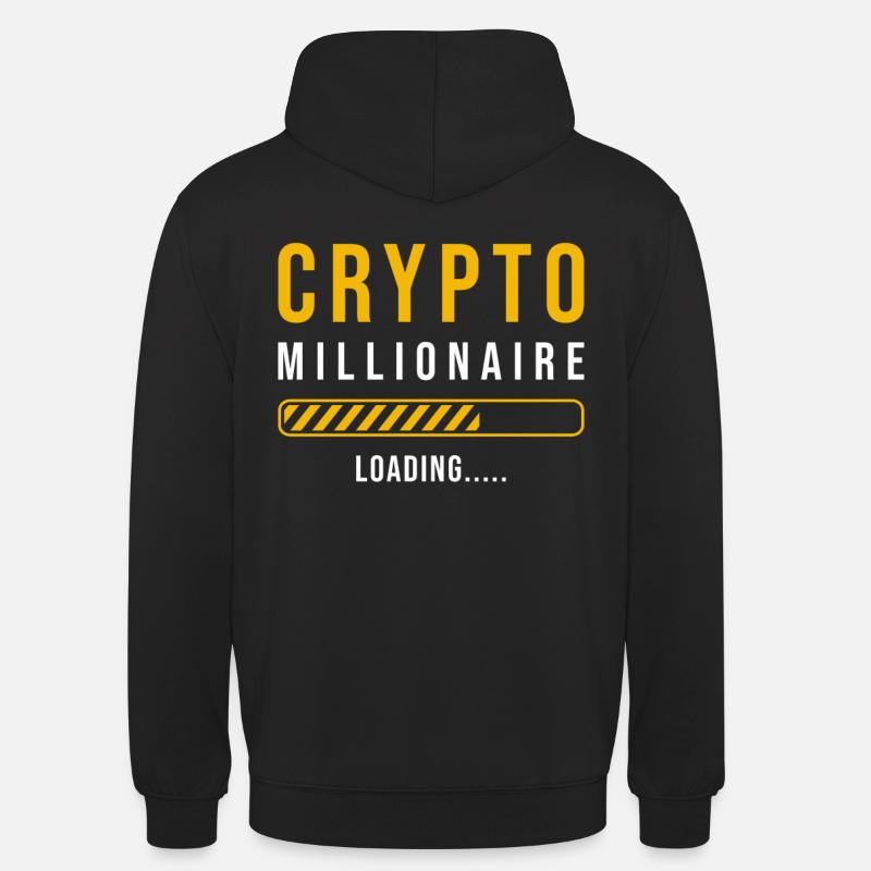 Krypto Millionär loading - Unisex Hoodie - Schwarz