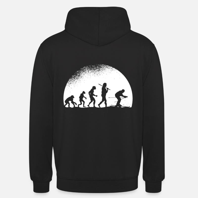 Evolution Ski - Unisex Hoodie - black