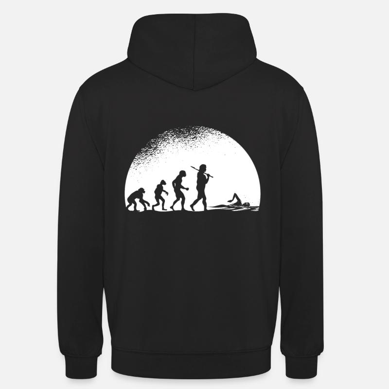 Evolution Natation - Sweat-shirt à capuche unisexe - noir