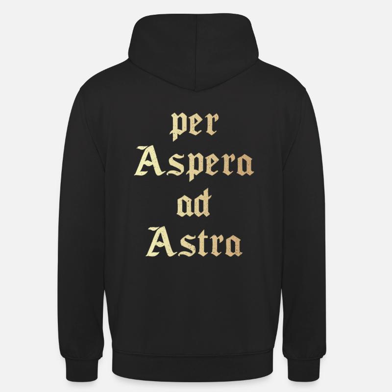Per aspera ad astra - Unisex Hoodie - black