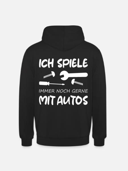 Schrauber Spruch - Auto - Unisex Hoodie - Schwarz