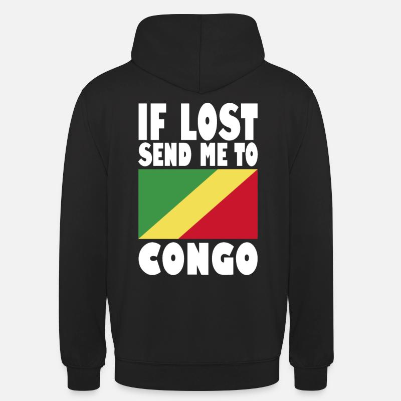 Kongo Flagge Spruch - Unisex Hoodie - Schwarz