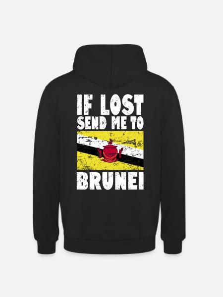 Drapeau du Brunei - Sweat-shirt à capuche unisexe - noir