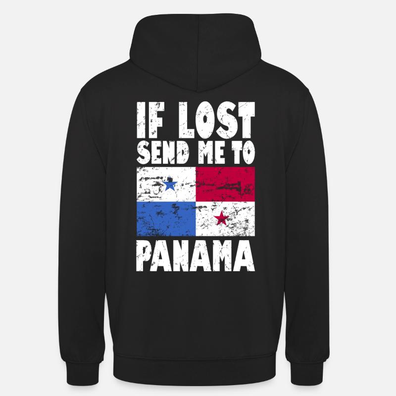 Drapeau du Panama - Sweat-shirt à capuche unisexe - noir