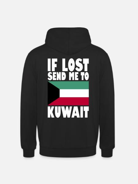 Kuwait Flag Saying - Unisex Hoodie - black