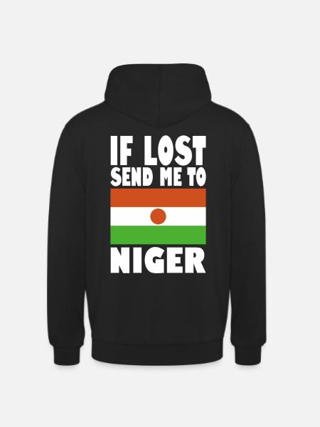 Drapeau du Niger - Sweat-shirt à capuche unisexe - noir
