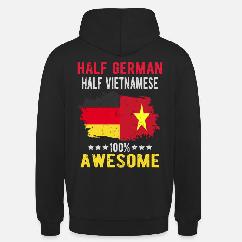 Half German Half Vietnamese - Unisex Hoodie - black