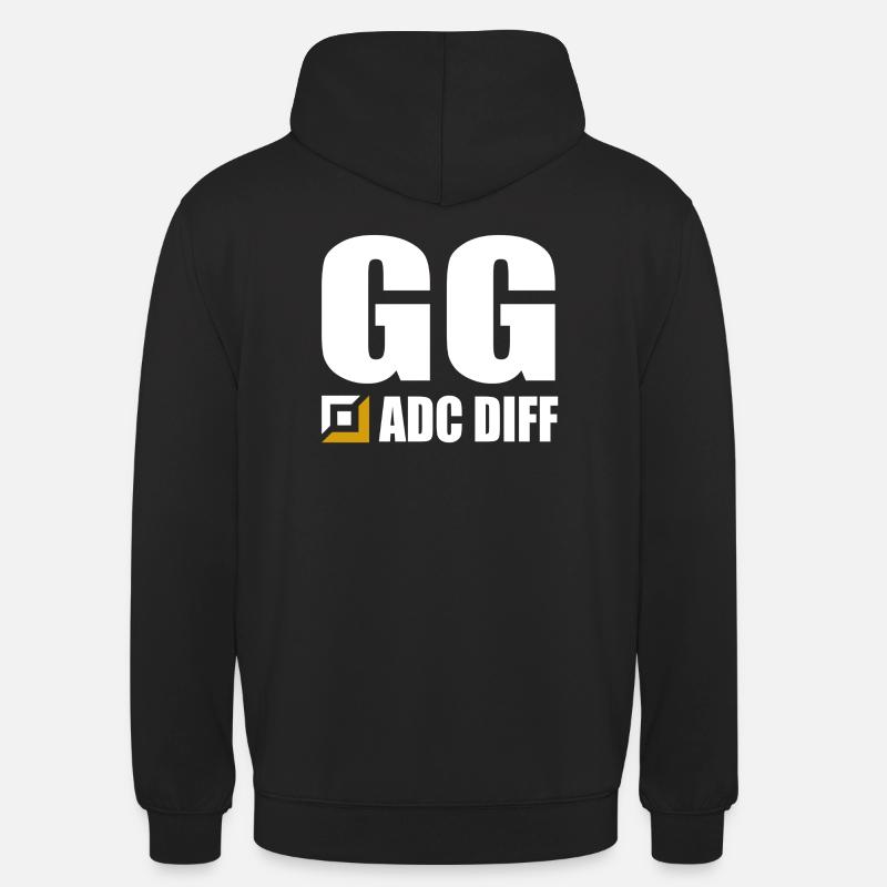 GG Adc Diff Gamer Gaming - Sweat-shirt à capuche unisexe - noir