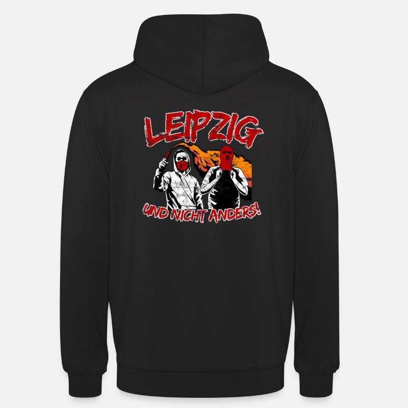 Leipzig und nicht anders UPDATE - Unisex Hoodie - Schwarz