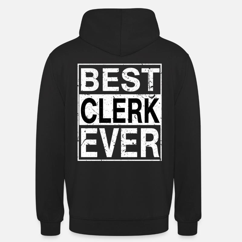 Meilleur commis jamais commis cadeau - Sweat-shirt à capuche unisexe - noir