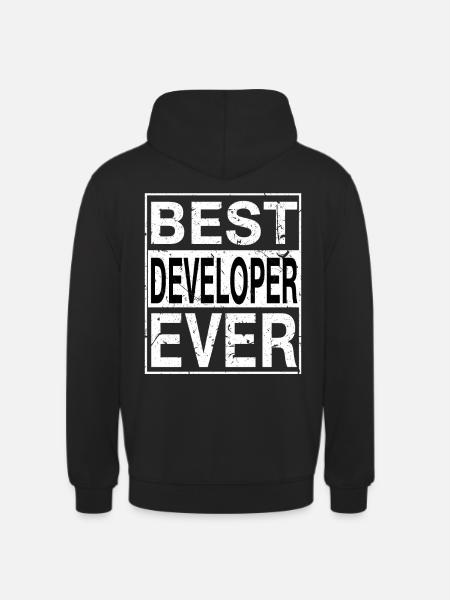 Best Developer Ever Developer Gift - Unisex Hoodie - black