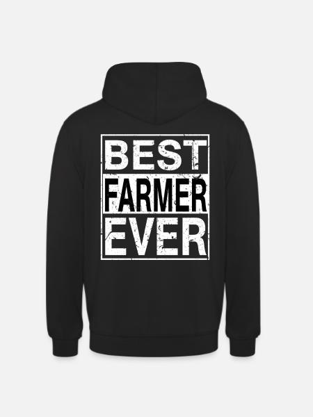 Best Farmer Ever Farmer Gift - Unisex Hoodie - black