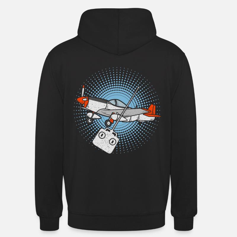 RC Pilot | Model Flight | Modelling - Unisex Hoodie - black
