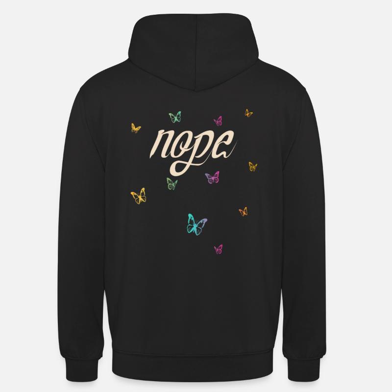 Nope - Just say no! - Unisex Hoodie - black