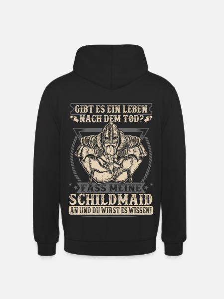 Meine Schildmaid - Unisex Hoodie - Schwarz