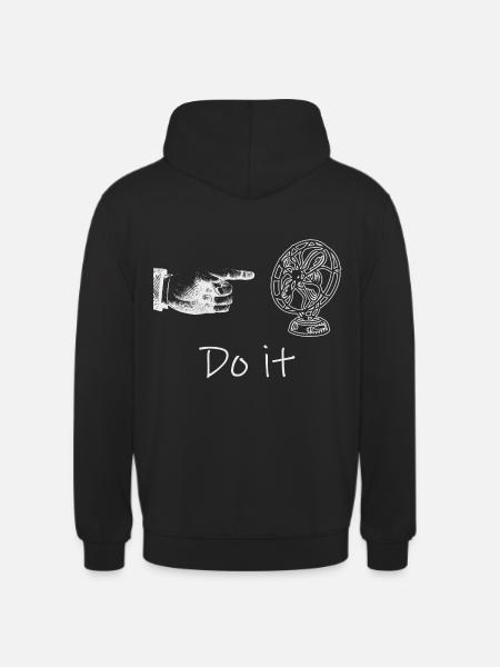 Finger and fan - Unisex Hoodie - black