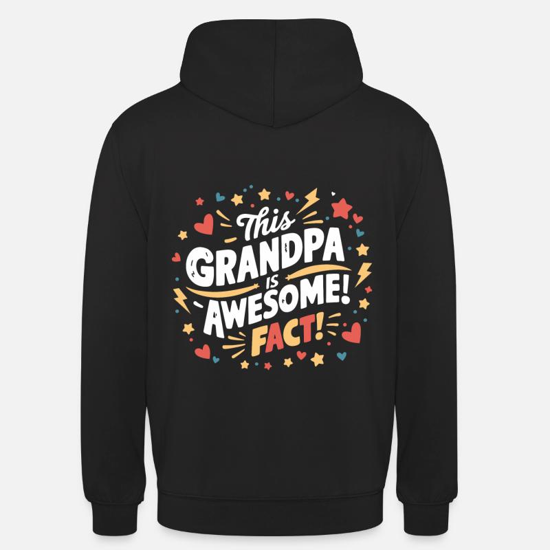 Notre super arrière-grand-père - Sweat-shirt à capuche unisexe - noir