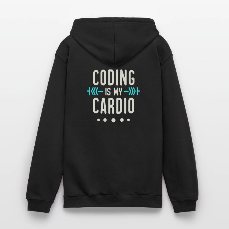 Coding Is My Cardio | Geeky Software Developer Unisex Hoodie